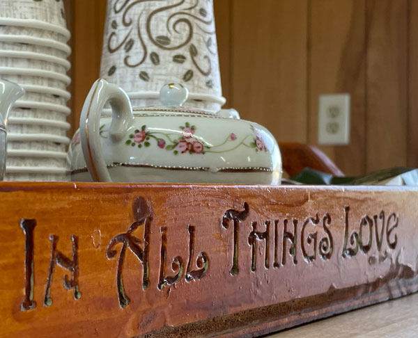 Mountain Laurel Moravian Coffee Tray